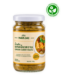 น้ำพริกแกงเขียวหวานโซเดียมต่ำ 4 ออนซ์