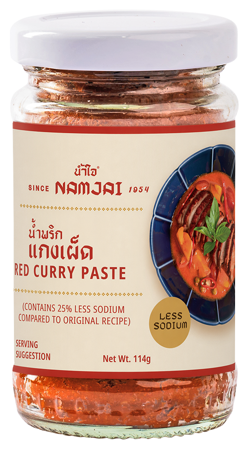 น้ำพริกแกงเผ็ดโซเดียมต่ำ 4 ออนซ์
